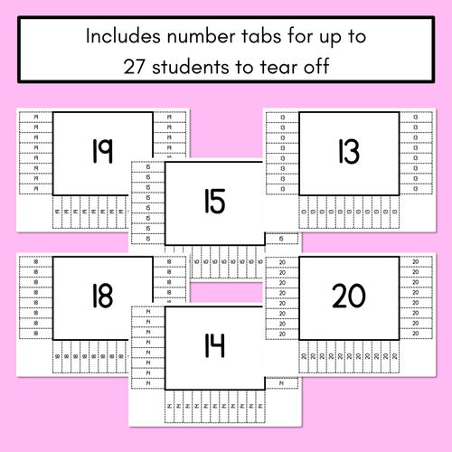 Resource preview 3 for READ THE ROOM - Numbers 11-20 Base Ten Blocks