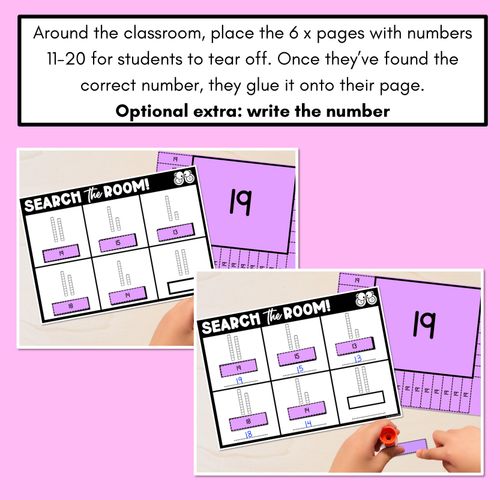 Resource preview 4 for READ THE ROOM - Numbers 11-20 Base Ten Blocks