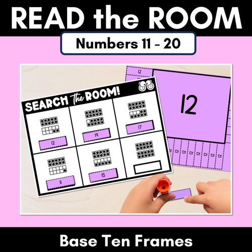 Resource preview 1 for READ THE ROOM - Numbers 11-20 Base Ten Frames