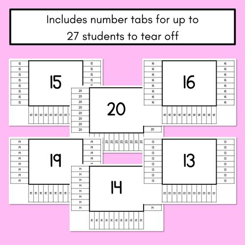 Resource preview 3 for READ THE ROOM - Numbers 11-20 Dice