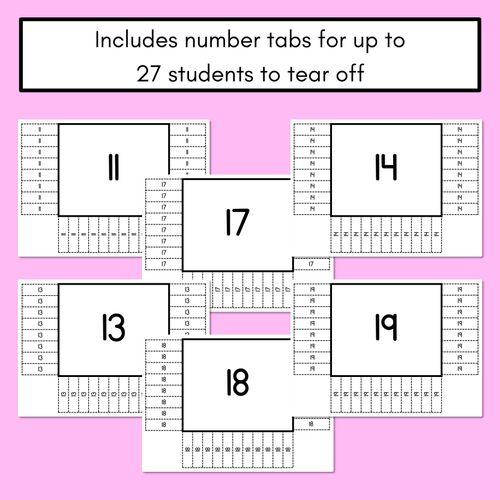 Resource preview 3 for READ THE ROOM - Numbers 11-20 Dominoes