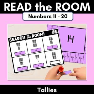 READ THE ROOM - Numbers 11-20 Tallies