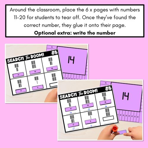 Resource preview 4 for READ THE ROOM - Numbers 11-20 Tallies