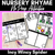 7 for Nursery Rhyme Worksheets Bundle