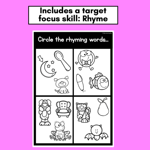 Resource preview 3 for Hey Diddle Diddle Nursery Rhyme Worksheets