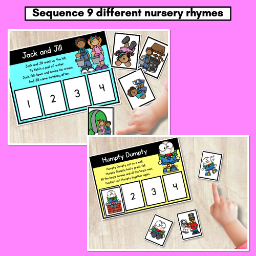 Resource preview 2 for Nursery Rhyme Sequencing Mats