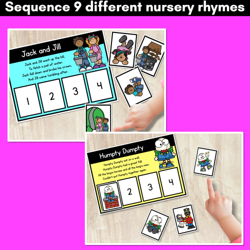 Resource preview 2 for Nursery Rhyme Sequencing Mats