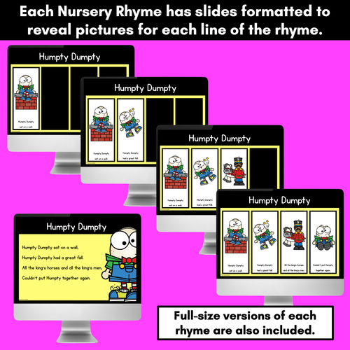 Resource preview 2 for Nursery Rhyme PowerPoint Slides and Posters