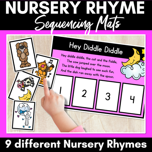 Resource preview 1 for Nursery Rhyme Sequencing Mats