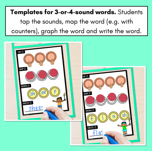 Resource preview 2 for Summer Games Word Mapping Templates