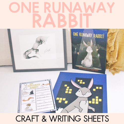 Resource preview 1 for One Runaway Rabbit - Craft and Writing Sheets - Book Week 2020