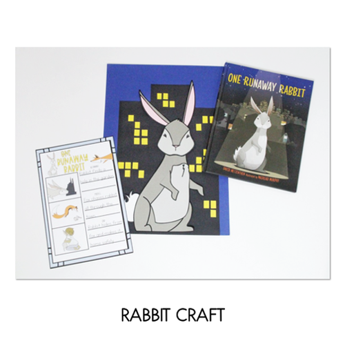 Resource preview 2 for One Runaway Rabbit - Craft and Writing Sheets - Book Week 2020