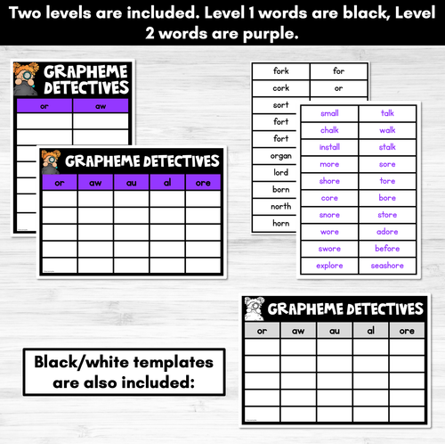 Resource preview 4 for R-Controlled Vowel Or Sound Game