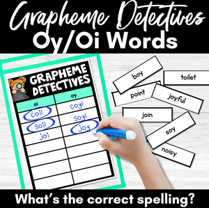 Oy Sound Words Game -  Grapheme Detectives