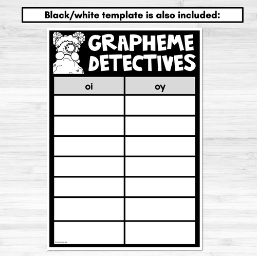 Resource preview 4 for Oy Sound Words Game -  Grapheme Detectives