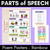 1 for Parts of Speech Poem Posters & Displays – Rainbow