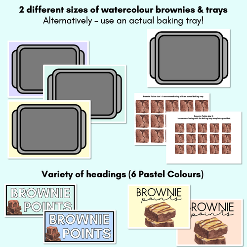 Resource preview 2 for Brownie Point Class Reward System - Whole Class Reward - Pastel Decor