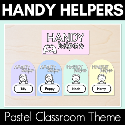 Resource preview 24 for Pastel Classroom Decor Bundle