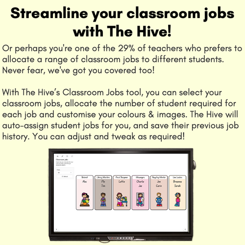 Resource preview 6 for Editable Class Jobs Display - Pastel Classroom Decor