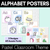 1 for PASTEL CLASSROOM DECOR Alphabet Posters - All Aussie Fonts