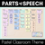 17 for Pastel Classroom Decor Bundle