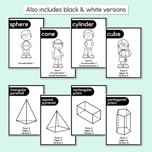Resource preview 4 for 3D Object Posters - Pastel Classroom Decor