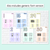 4 for Pastel Classroom Decor - Number Posters 1-30 with ten frames, base ten blocks, tallies & fingers