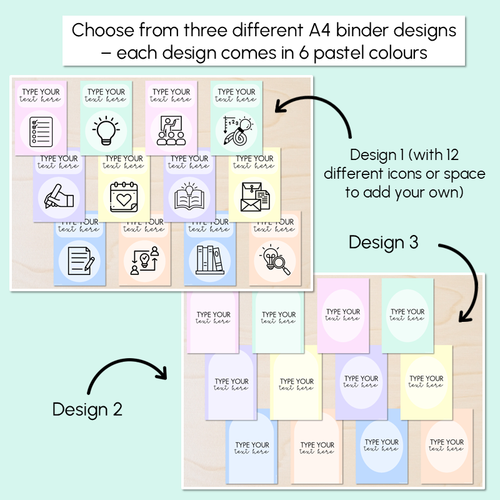 Resource preview 2 for Editable Binder & Spine Labels - Pastel Classroom Decor