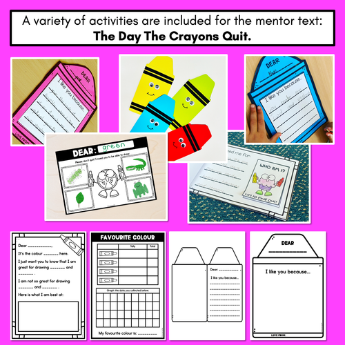 Resource preview 2 for Persuasive Writing Templates & Slides - The Day The Crayons Quit