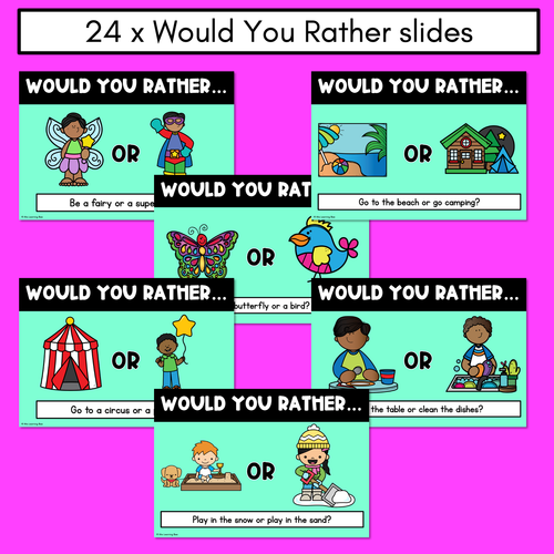 Resource preview 2 for Would You Rather Opinion Writing PowerPoint Slides - Persuasive Writing