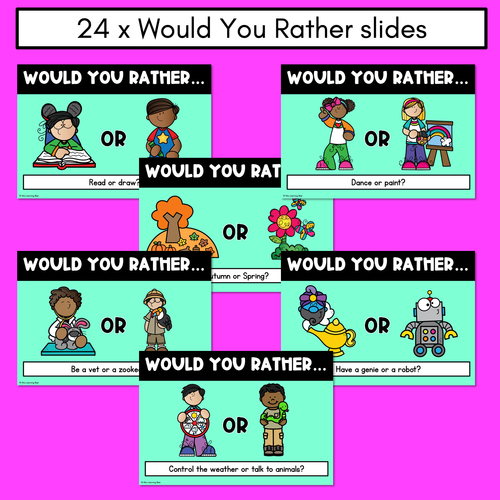 Resource preview 3 for Would You Rather Opinion Writing PowerPoint Slides - Persuasive Writing