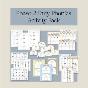 Phase 2 Early Phonics Activity Pack