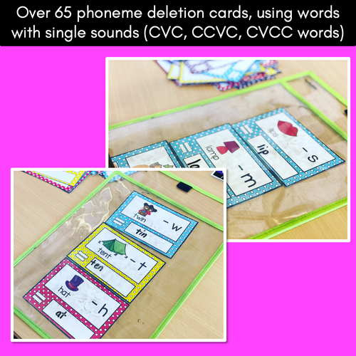 Resource preview 2 for Phonemic Awareness - Add or Delete the Sound with CVC, CCVC and CVCC Words