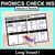 1 for PHONICS CHECK INS - Long Vowel I - No Prep Phonics Assessments