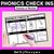 2 for Phonics Check In Assessments - CVC & CVCC CCVC Words Bundle