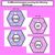 3 for Diphthong OI/OY OU/OW Words Phonics Activity - Phonics Hexagons