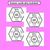 4 for Diphthong OI/OY OU/OW Words Phonics Activity - Phonics Hexagons