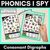 3 for I SPY for CVC, CCVC & Consonant Digraph Words - KINDERGARTEN BUNDLE