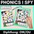 1 for I SPY for DIPHTHONG OU/OW WORDS - Decodable Words - 1st & 2nd Grade Phonics Activities