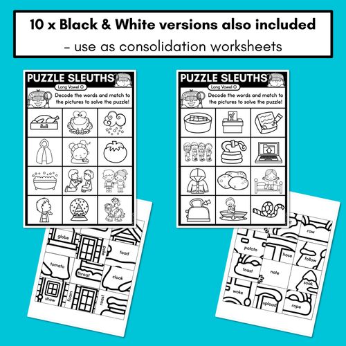 Resource preview 3 for PHONICS PUZZLES - Phonics Games &  Worksheets - Long Vowel O Words