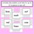 3 for READ THE ROOM - Decodable Words Phonics Activity - Diphthong OU OW