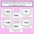 3 for READ THE ROOM - Decodable Words Phonics Activity - Simple Long Vowel U: u & u_e