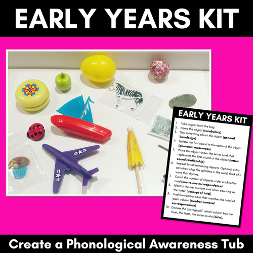 Resource preview 1 for Phonological Awareness Tub