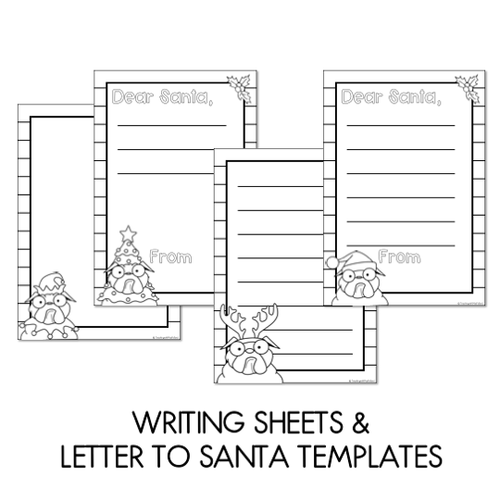 Resource preview 3 for Pig the Elf Craft and Writing Sheets