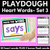 2 for Playdough Heart Words Bundle