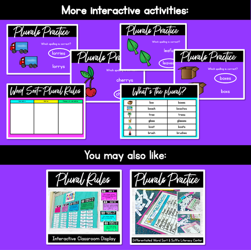 Resource preview 4 for Plural Rule PowerPoint Slides