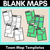 1 for Blank Town Map Templates