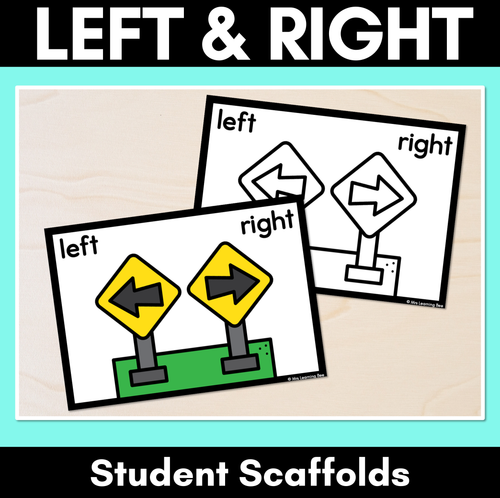 Resource preview 1 for Left & Right Student Scaffolds