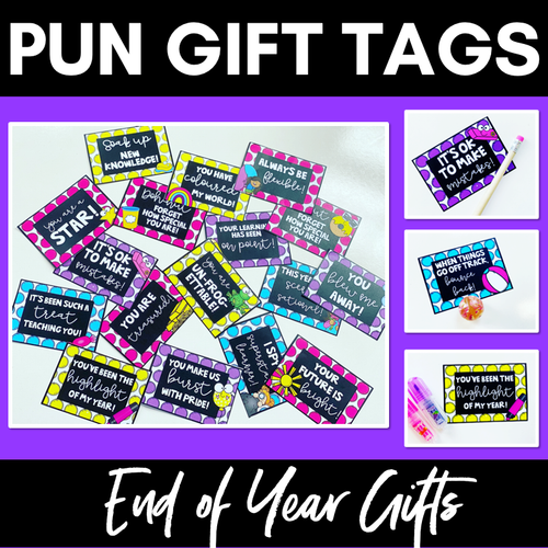 Resource preview 2 for End of Year Student Gift Bundle - Farewell Puns, Poems & Activities