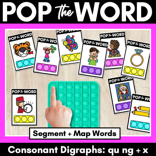 Resource preview 3 for Consonant Digraphs Poppit Bundle